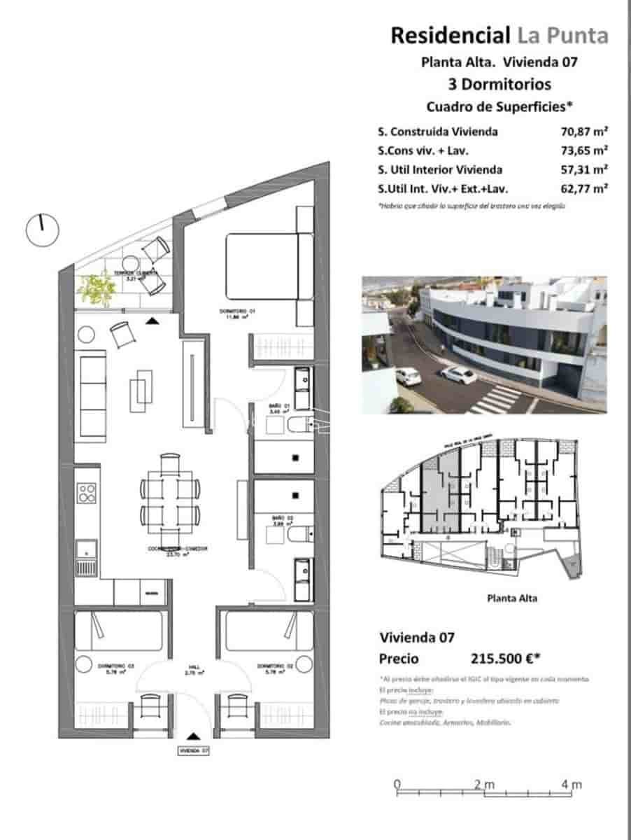 2 soveværelse Lejlighed til salg i Los Realejos med garage - € 215.000 (Ref: 8914430)
