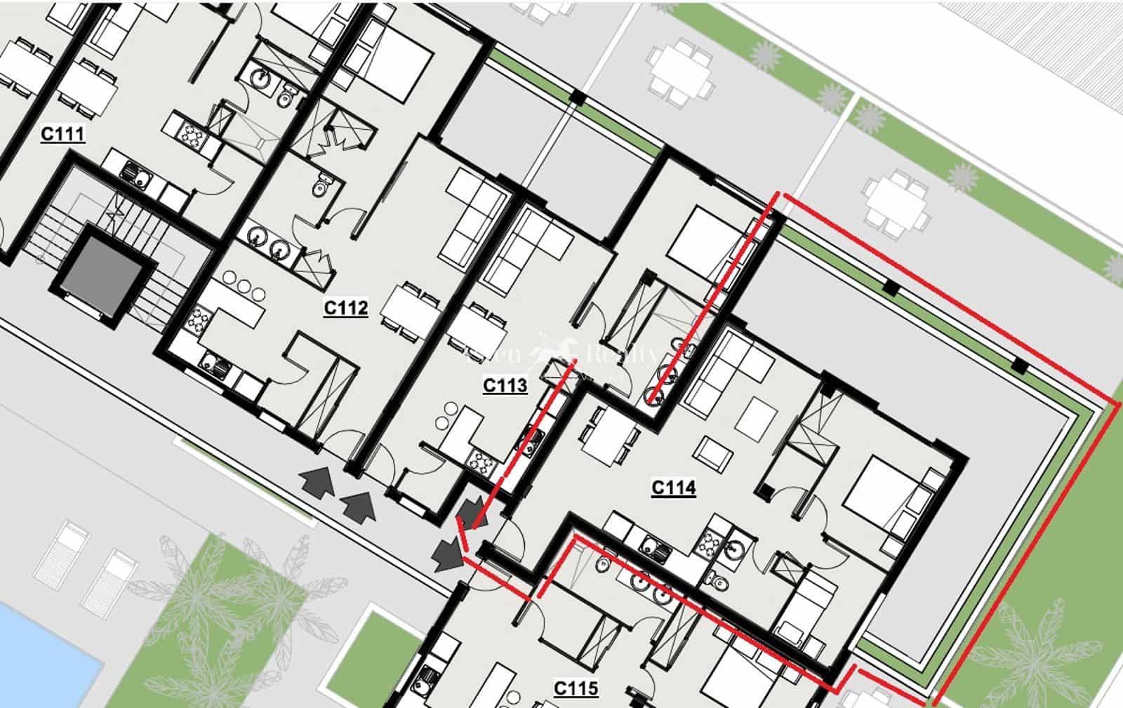 2 soverom Leilighet til salgs i Golf del Sur med svømmebasseng garasje - € 341 639 (Ref: 9076814)