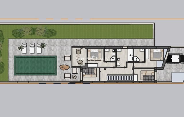 4 chambre Maison de Ville à vendre à Villaverde, La Oliva avec piscine garage - 753 000 € (Ref: 9216179)