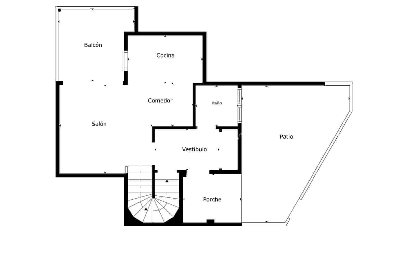 3 soveværelse Byhus til salg i El Medano med swimmingpool garage - € 475.000 (Ref: 9309211)