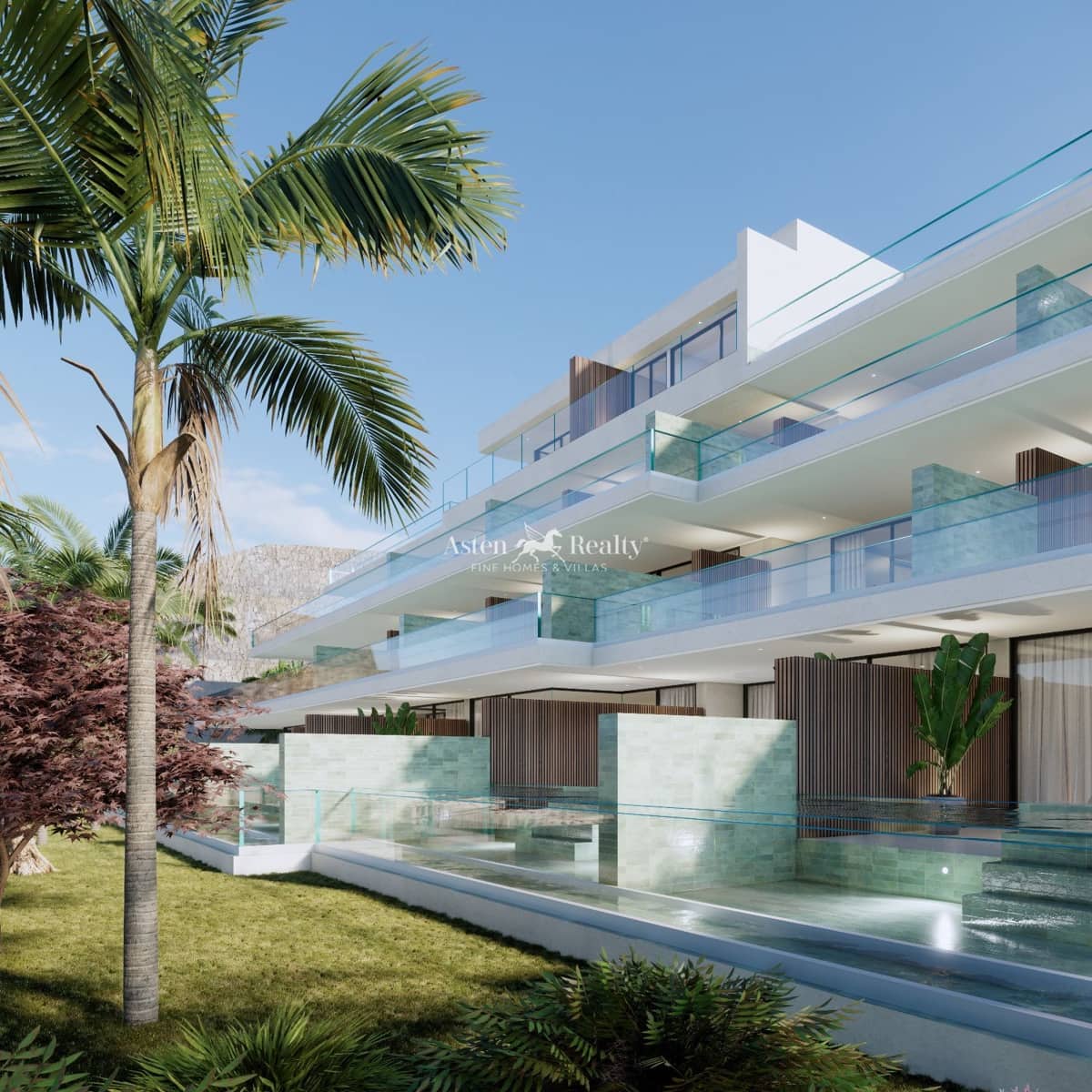 Piso de 2 habitaciones en Los Cristianos en venta con piscina garaje - 994.750 € (Ref: 9429001)