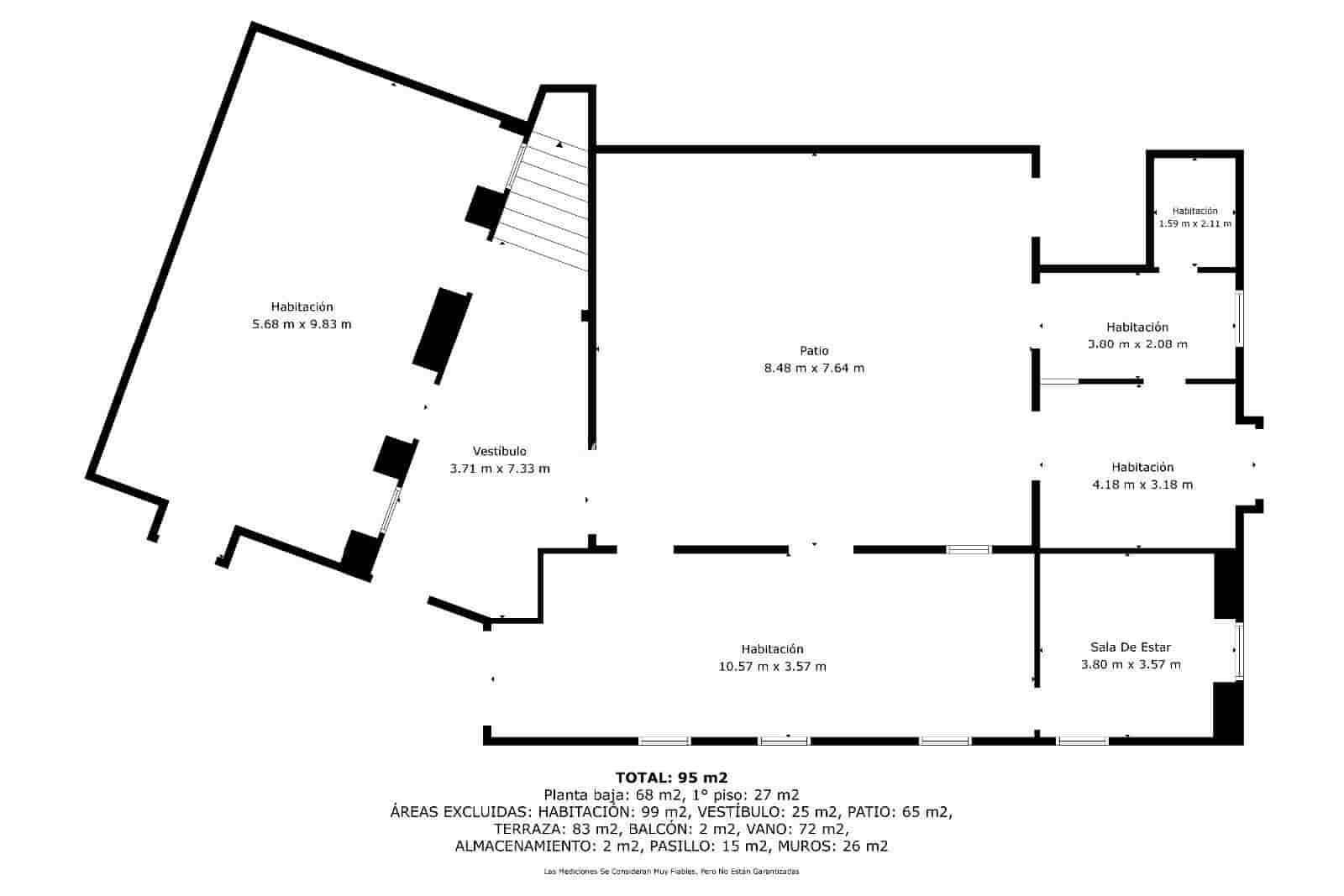 6 bedroom Villa for sale in Guia de Isora with garage - € 299,000 (Ref: 9500973)
