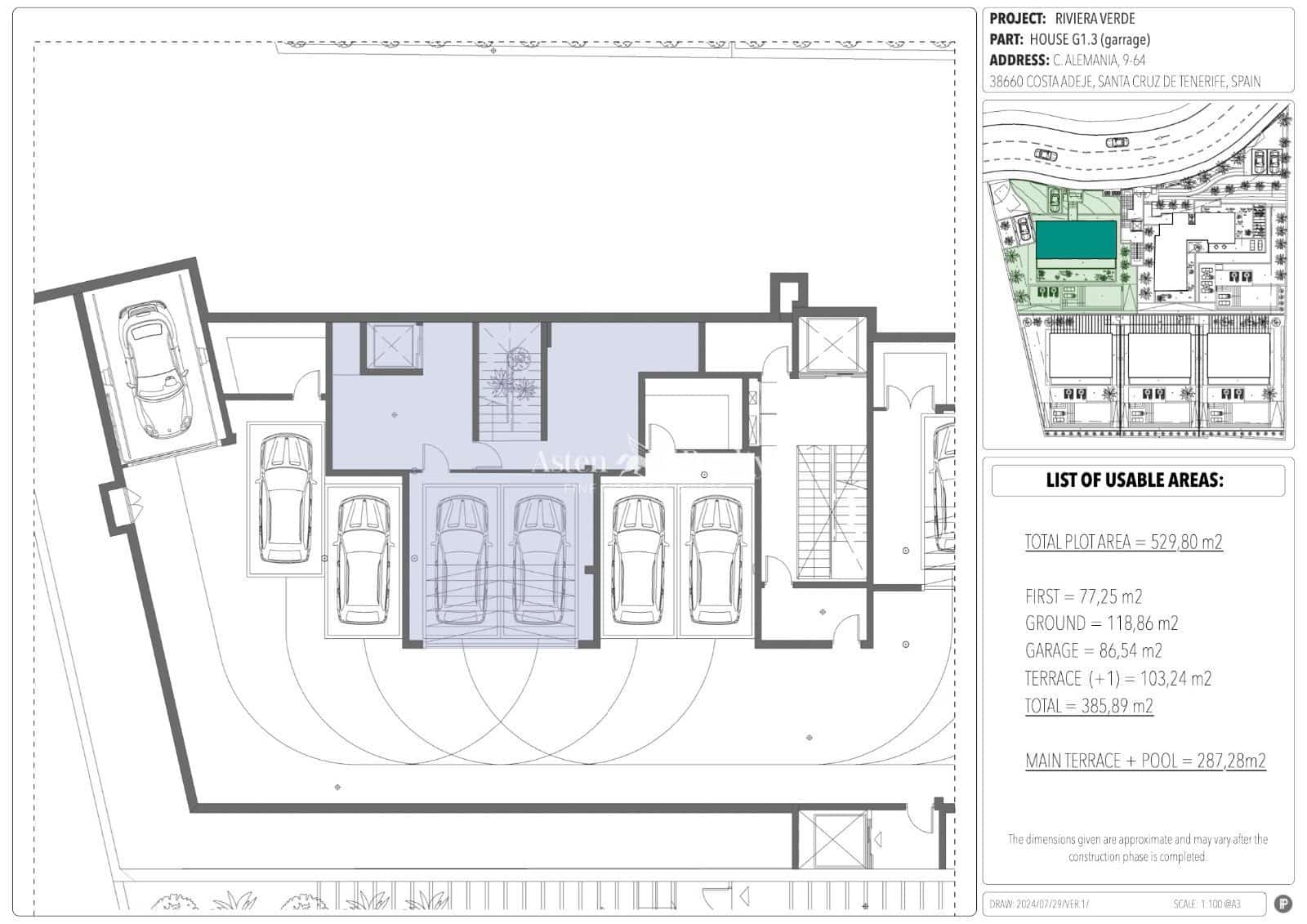 3 chambre Maison de Ville à vendre à Costa Adeje avec piscine garage - 2 850 000 € (Ref: 9550284)
