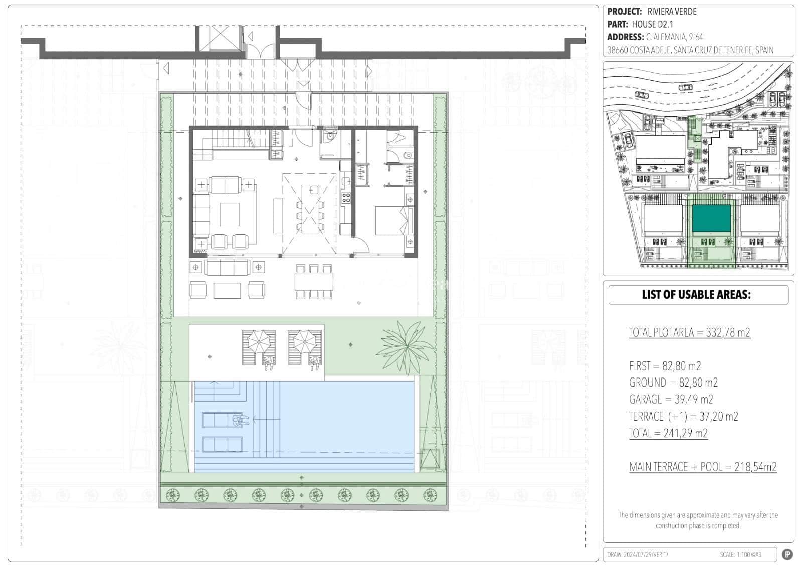 3 chambre Maison de Ville à vendre à Costa Adeje avec piscine garage - 2 850 000 € (Ref: 9550284)