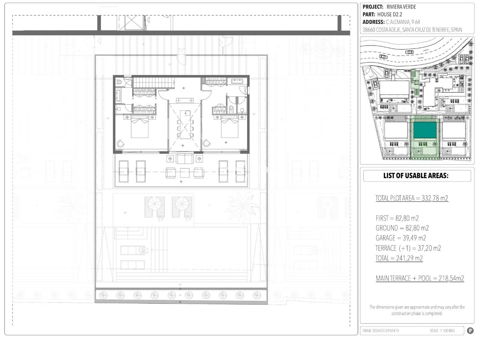 3 chambre Maison de Ville à vendre à Costa Adeje avec piscine garage - 2 850 000 € (Ref: 9550284)
