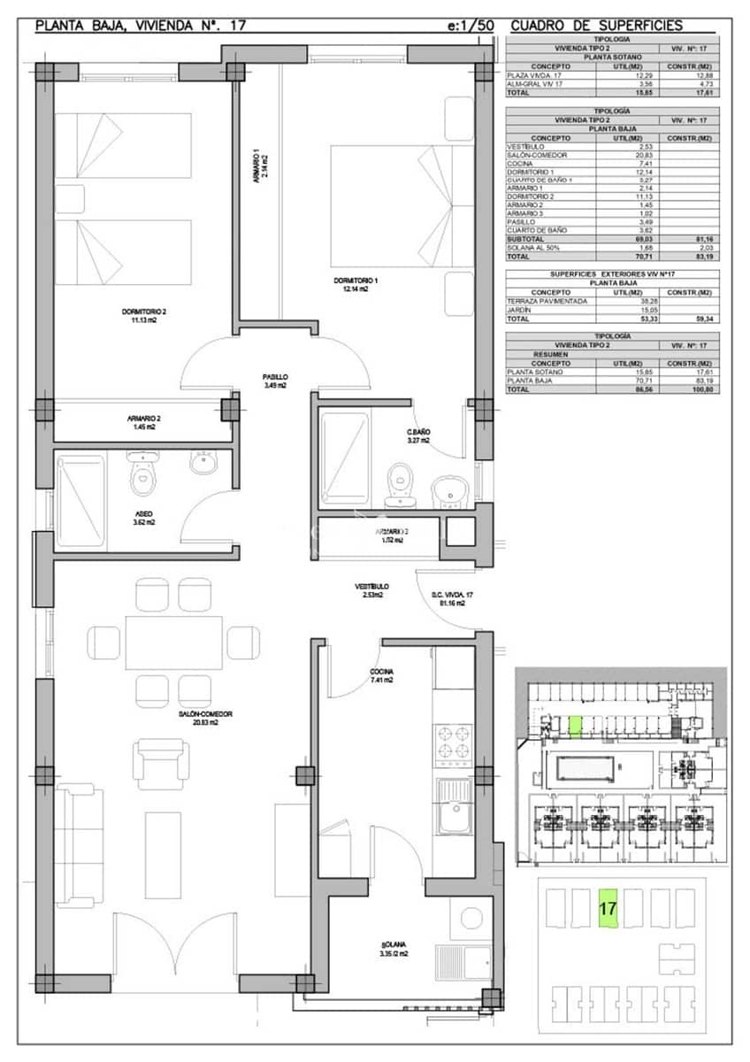 2 camera da letto Appartamento in vendita in Las Galletas con piscina garage - 340.000 € (Rif: 9571966)