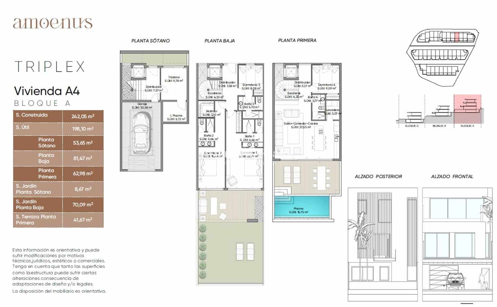 4 makuuhuone Asunto myytävänä paikassa Callao Salvaje mukana uima-altaan 
autotalli - 1 428 700 € (Ref: 9603355)
