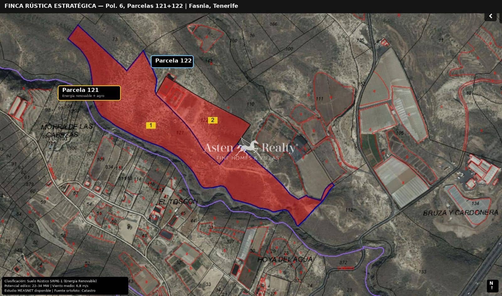 Building Plot for sale in Fasnia - € 620,000 (Ref: 9696761)