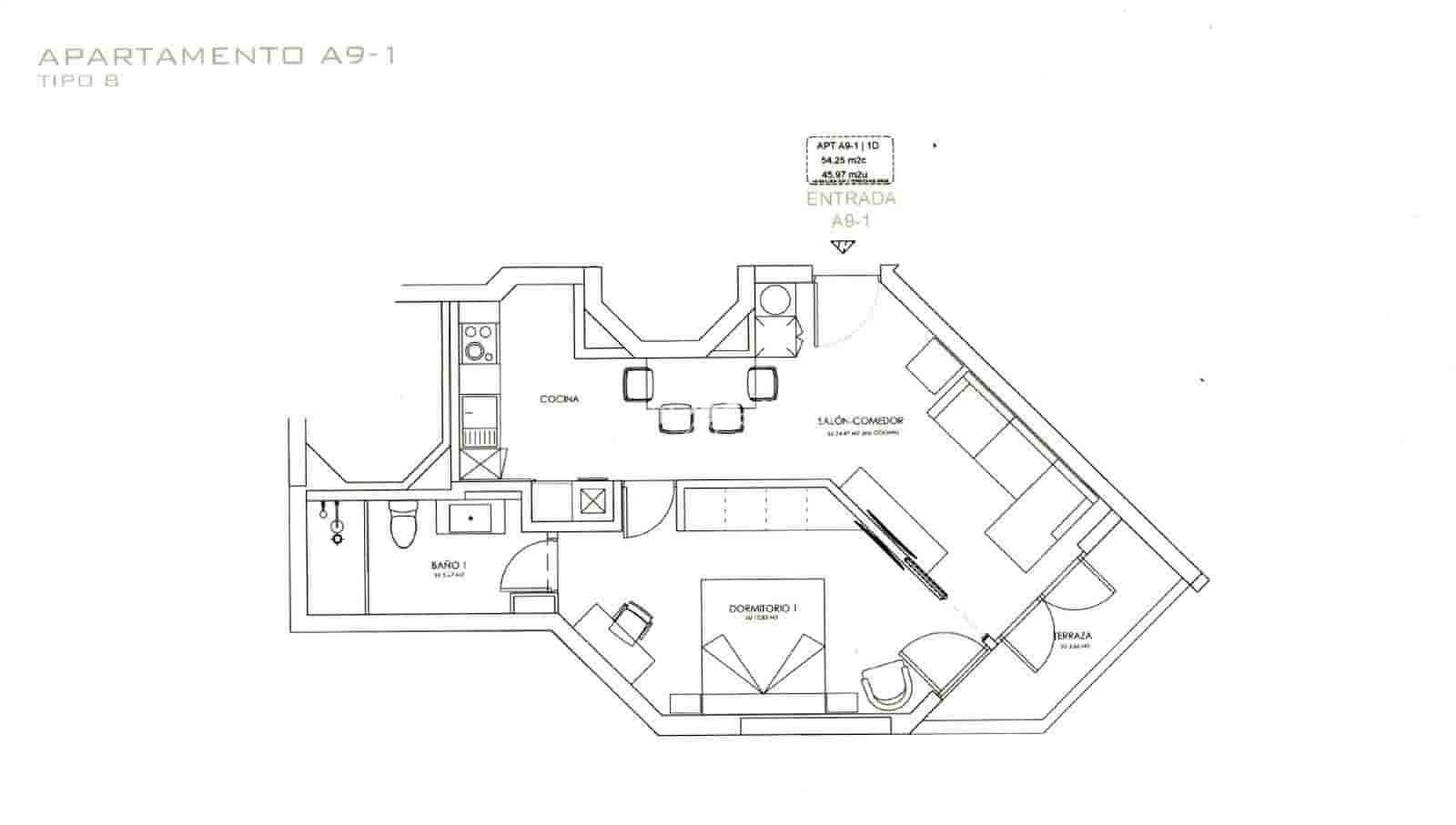 1 camera da letto Attico in vendita in Los Cristianos con piscina garage - 455.565 € (Rif: 9761503)