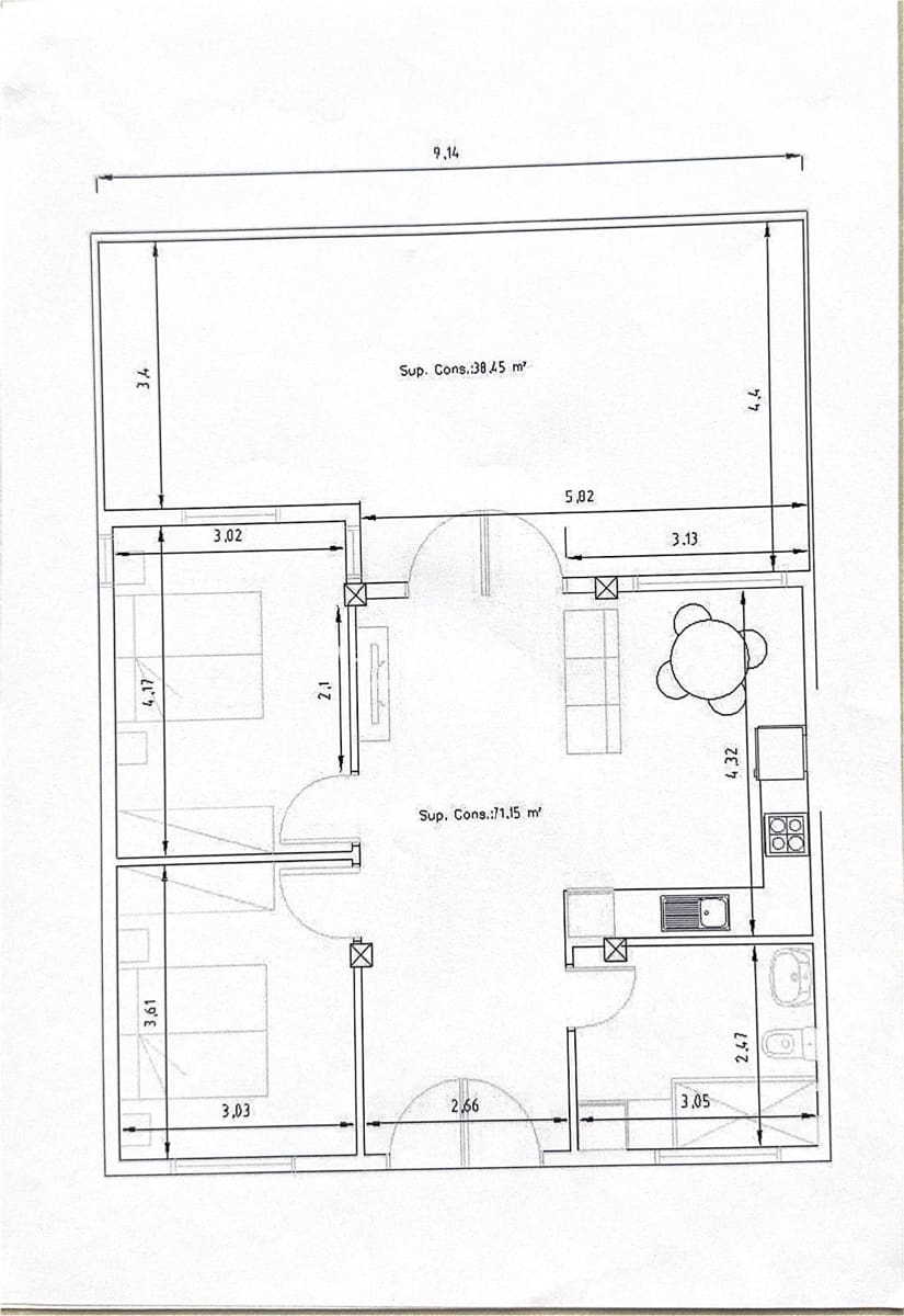 2 Zimmer Wohnung zu verkaufen in Callao Salvaje mit Pool - 379.000 € (Ref: 9821190)