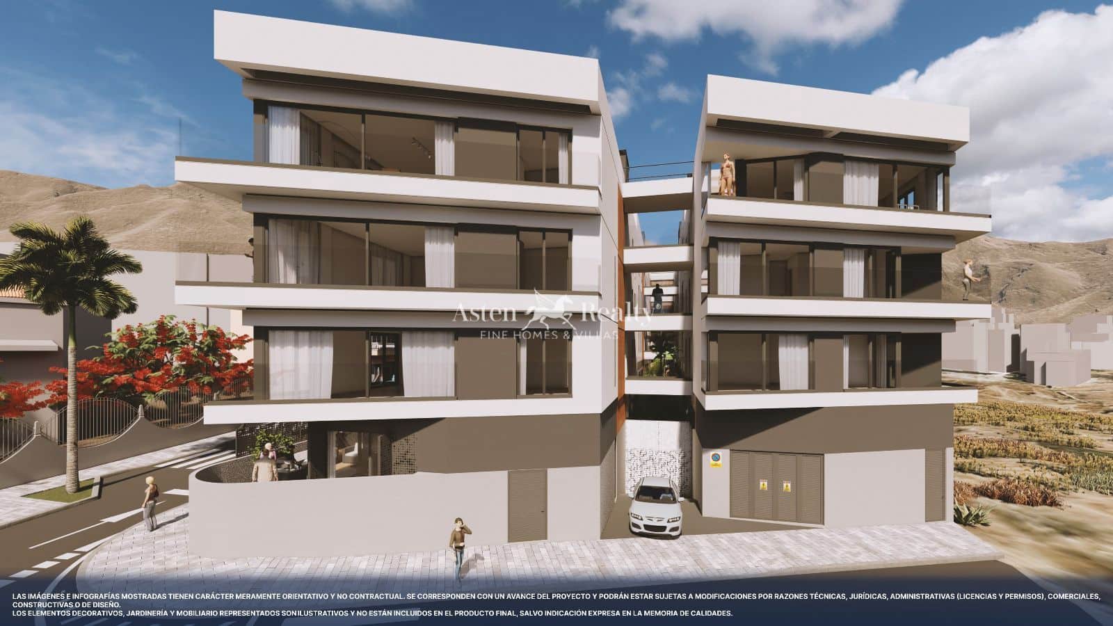 2 quarto Apartamento para venda em Adeje com garagem - 377 600 € (Ref: 9968950)