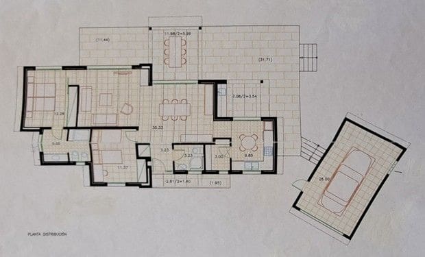 2 sovrum Finca/Hus på landet till salu i Cervera del Maestre / Cervera del Maestrat med pool garage - 545 000 € (Ref: 9198164)