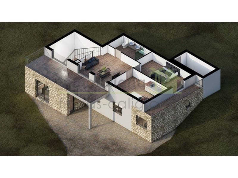 3 soveværelse Finca/Landehus til salg i Calig med swimmingpool - € 392.000 (Ref: 9568923)