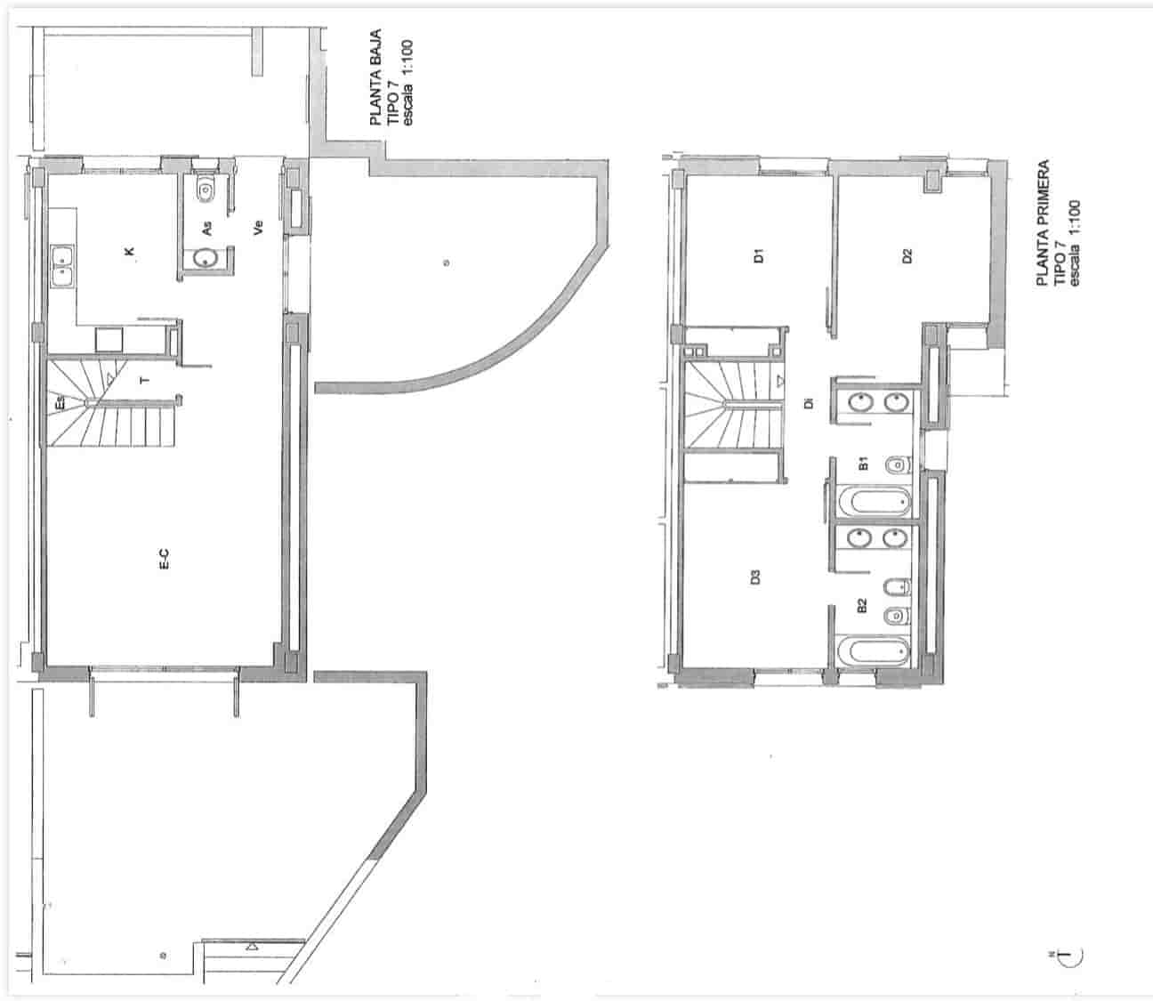 3 soveværelse Rækkehus til salg i Ibiza by med swimmingpool garage - € 950.000 (Ref: 9027216)