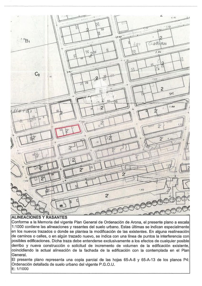 Tomt till salu i Arona - 155 000 € (Ref: 9669631)