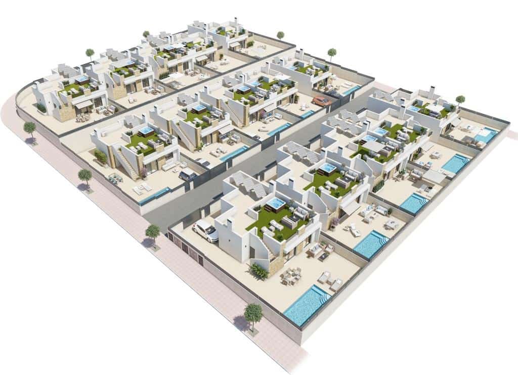 3 soverom Villa til salgs i San Fulgencio med svømmebasseng garasje - € 395 000 (Ref: 10163489)