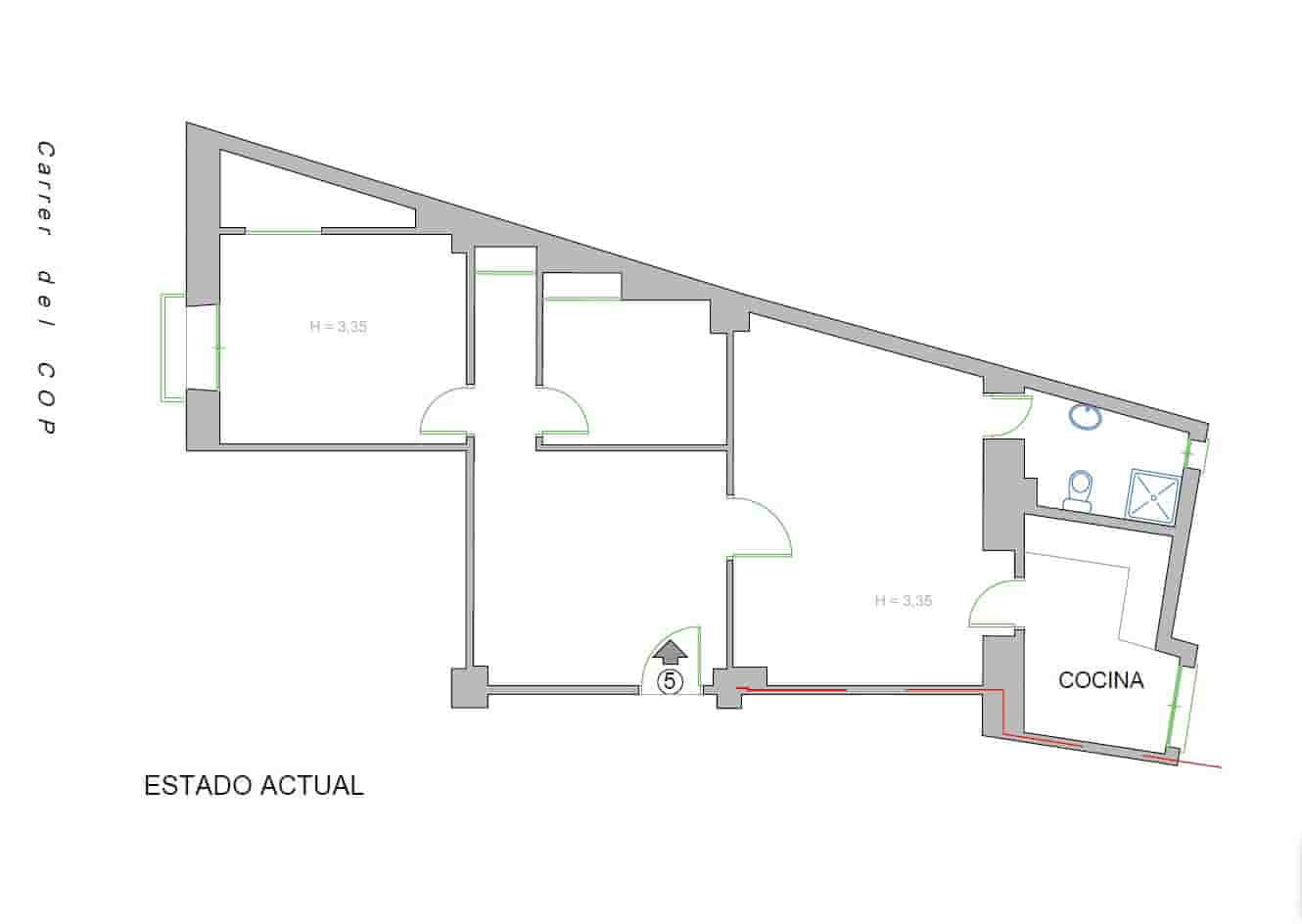 1 makuuhuone Asunto myytävänä paikassa Denia - 170 000 € (Ref: 9585051)