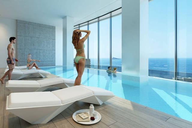 3 makuuhuone Huoneisto myytävänä paikassa Centro Urbano, Benidorm mukana uima-altaan 
autotalli - 641 250 € (Ref: 7932117)