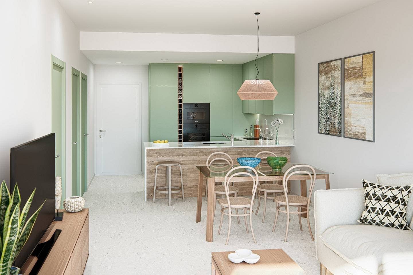 2 sypialnia Apartament na sprzedaż w Los Alcazares z basenem garażem - 314 900 € (Ref: 8199844)