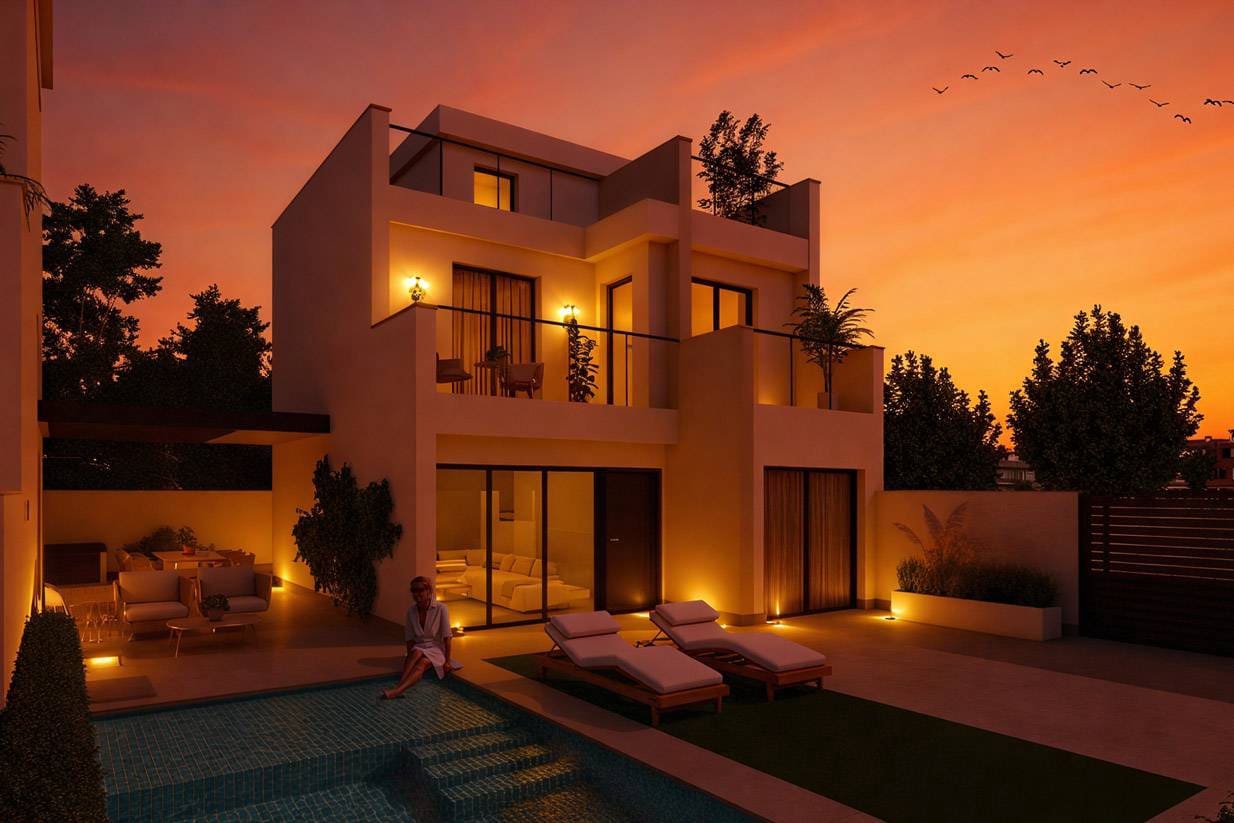 3 bedroom Villa for sale in Los Alcazares with pool garage - € 659,000 (Ref: 9509832)