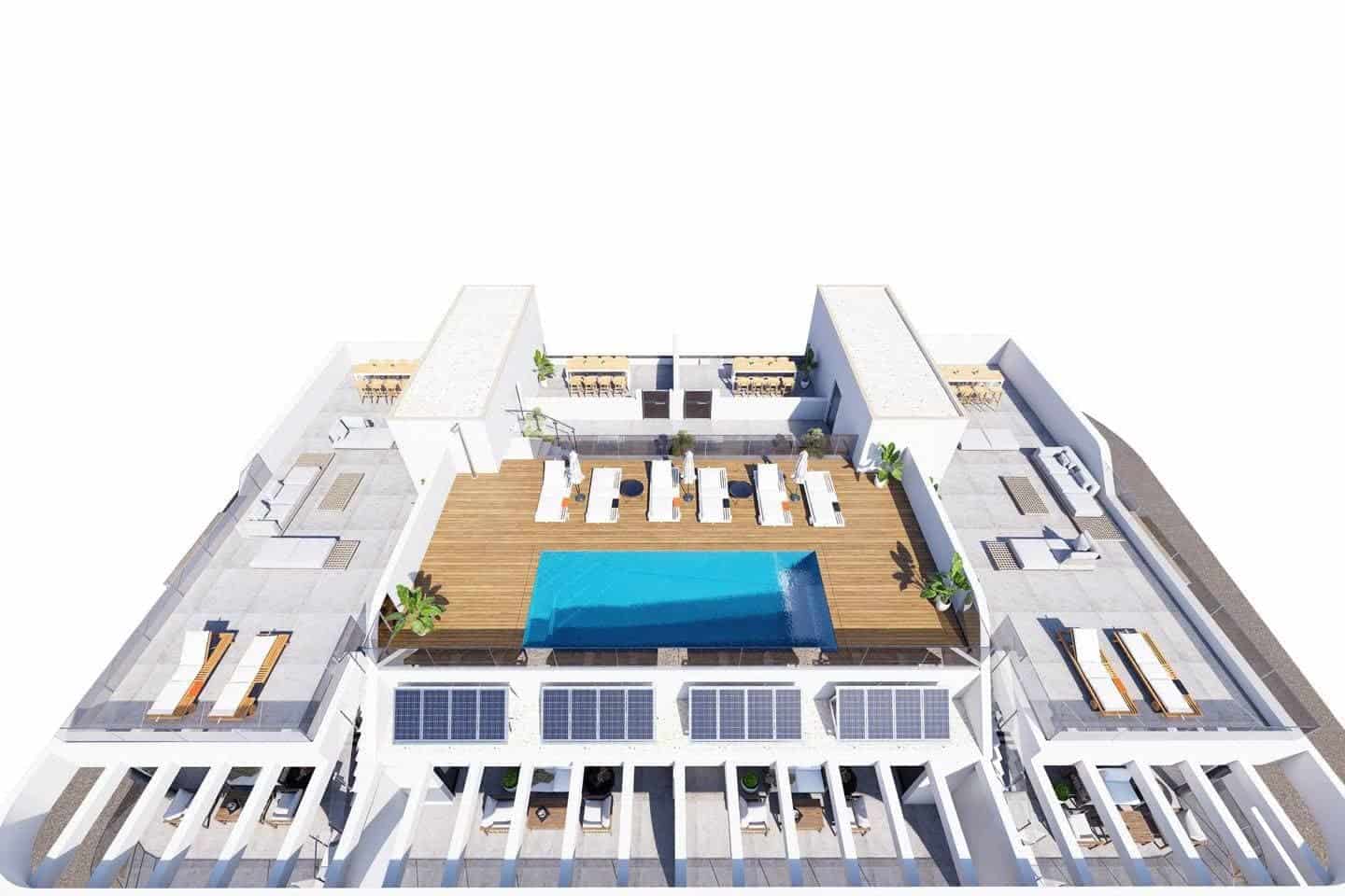 3 sypialnia Apartament na sprzedaż w Benijofar z basenem garażem - 349 900 € (Ref: 9509896)