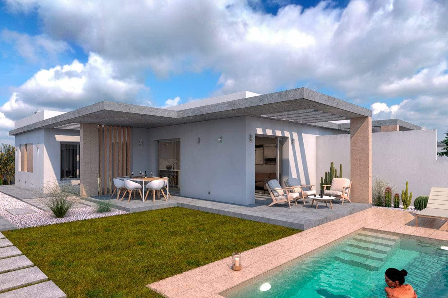 3 slaapkamer Villa te koop in Santiago de la Ribera met zwembad garage - € 476.900 (Ref: 9509905)