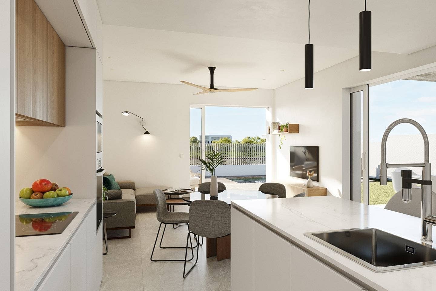 3 slaapkamer Villa te koop in Santiago de la Ribera met zwembad garage - € 476.900 (Ref: 9509905)