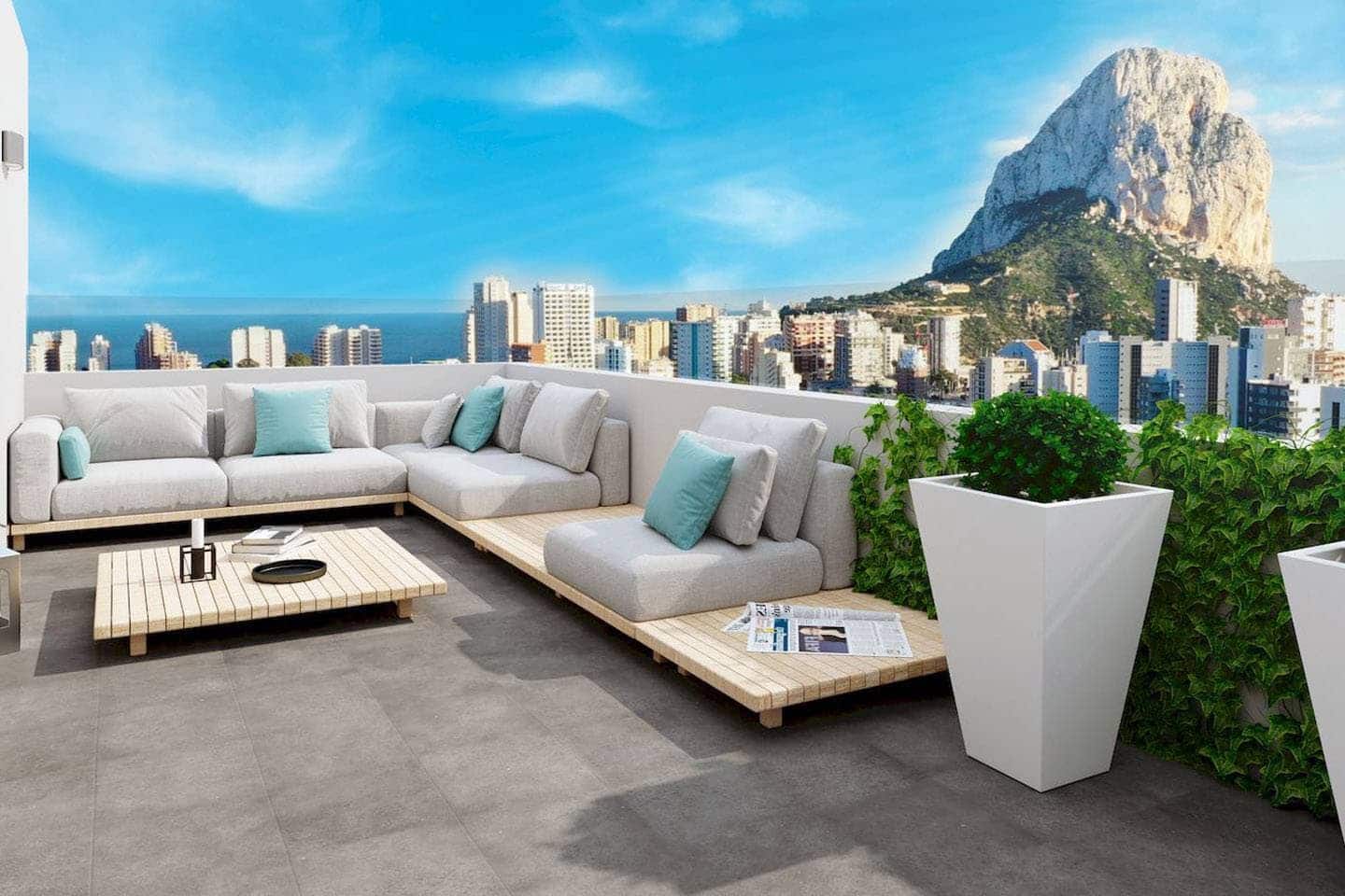 2 makuuhuone Huoneisto myytävänä paikassa Calpe / Calp mukana uima-altaan 
autotalli - 559 250 € (Ref: 9516340)