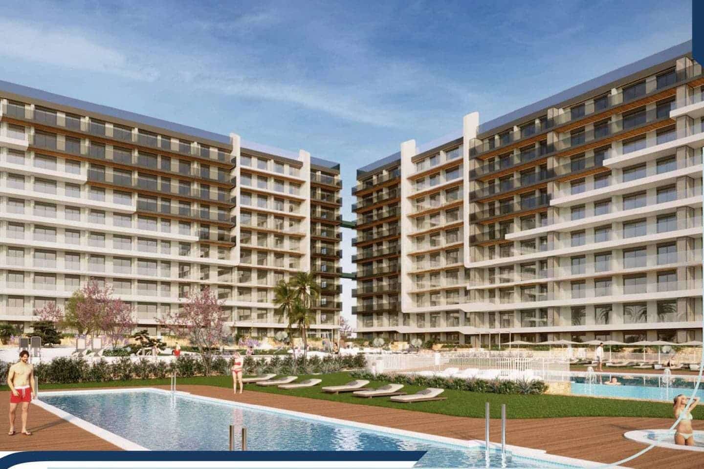 3 makuuhuone Huoneisto myytävänä paikassa Punta Prima mukana uima-altaan 
autotalli - 364 000 € (Ref: 9521768)