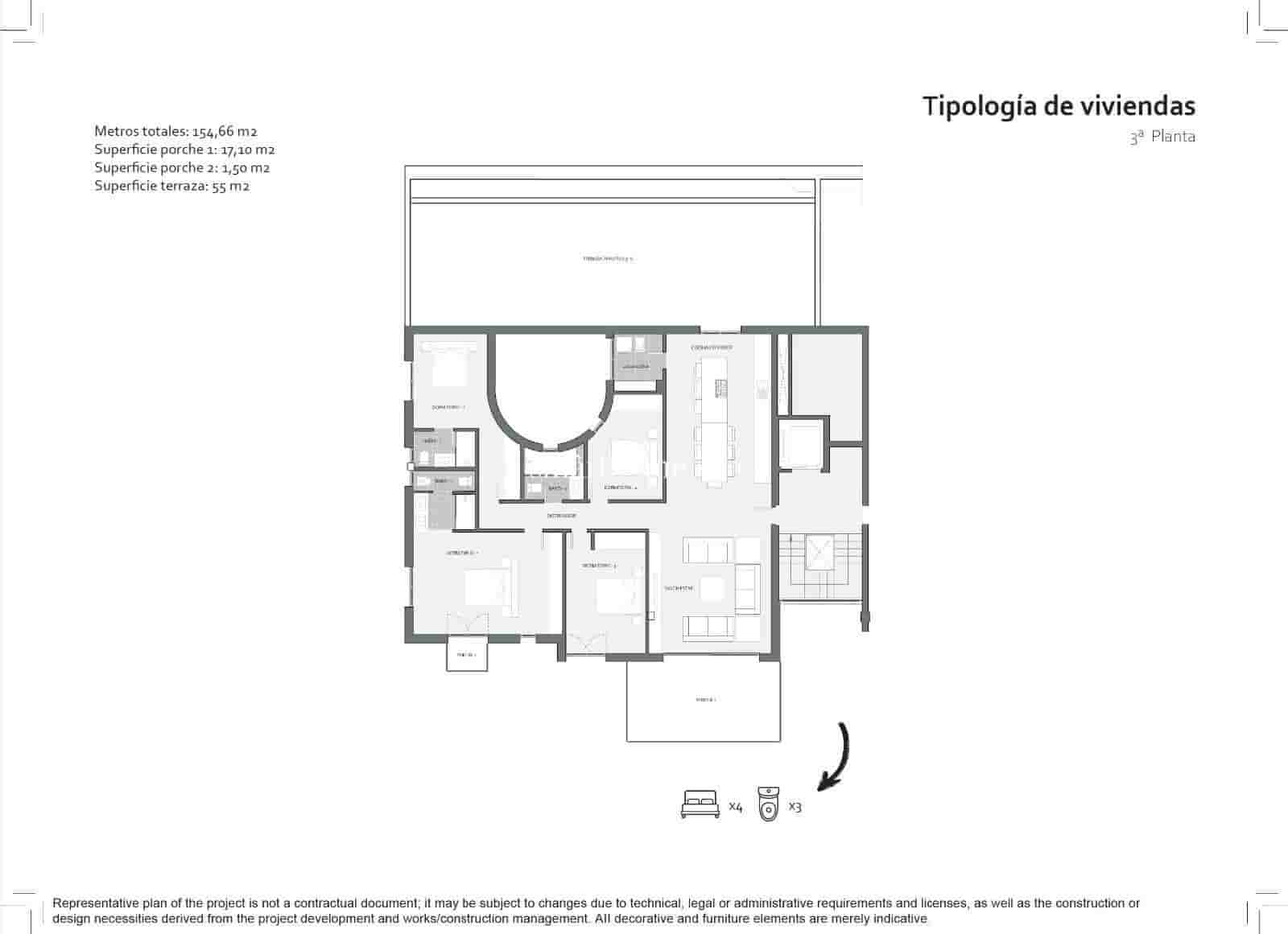 4 chambre Appartement à vendre à Santa Ponsa avec piscine garage - 1 970 000 € (Ref: 7496850)