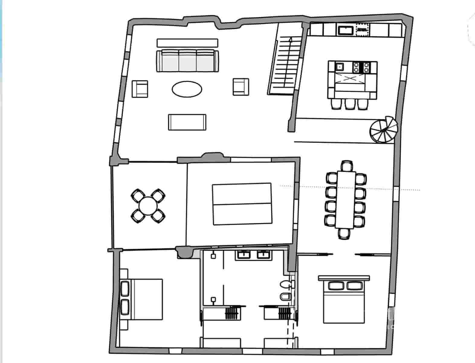 4 slaapkamer Penthouse te koop in Palma de Mallorca - € 2.499.000 (Ref: 7535776)