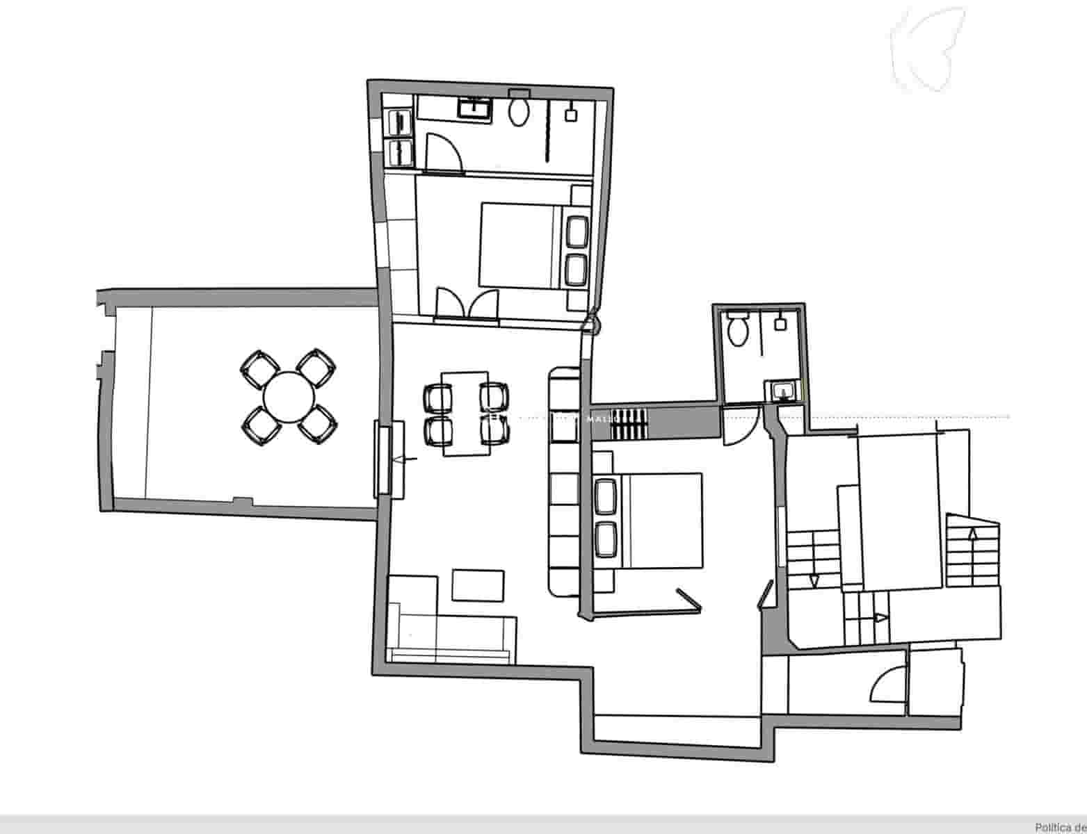 2 Zimmer Wohnung zu verkaufen in Palma de Mallorca - 599.000 € (Ref: 7535777)