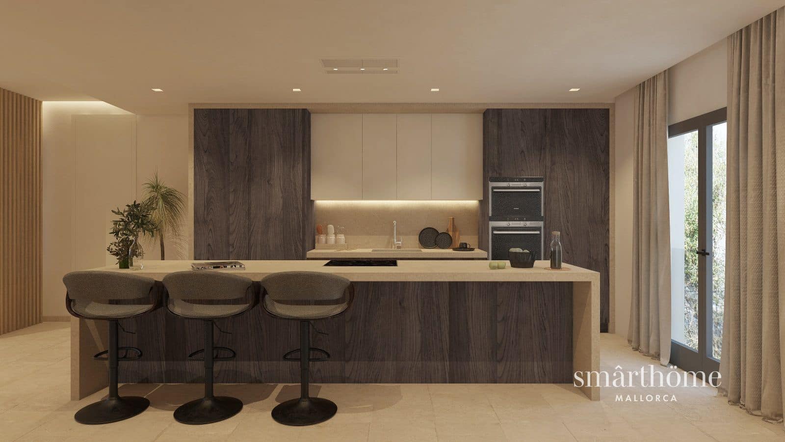 4 sypialnia Mieszkanie na sprzedaż w Santa Ponsa z basenem garażem - 1 668 300 € (Ref: 7611033)