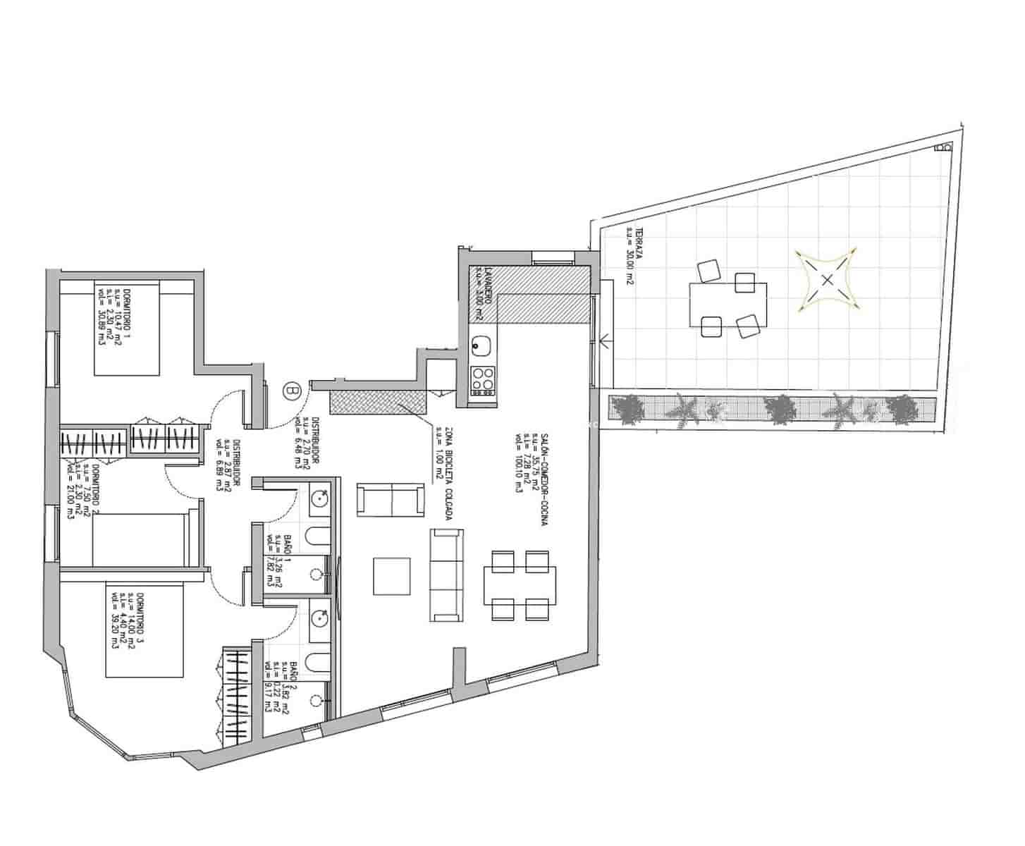 3 soveværelse Lejlighed til salg i Palma de Mallorca - € 530.000 (Ref: 9436374)
