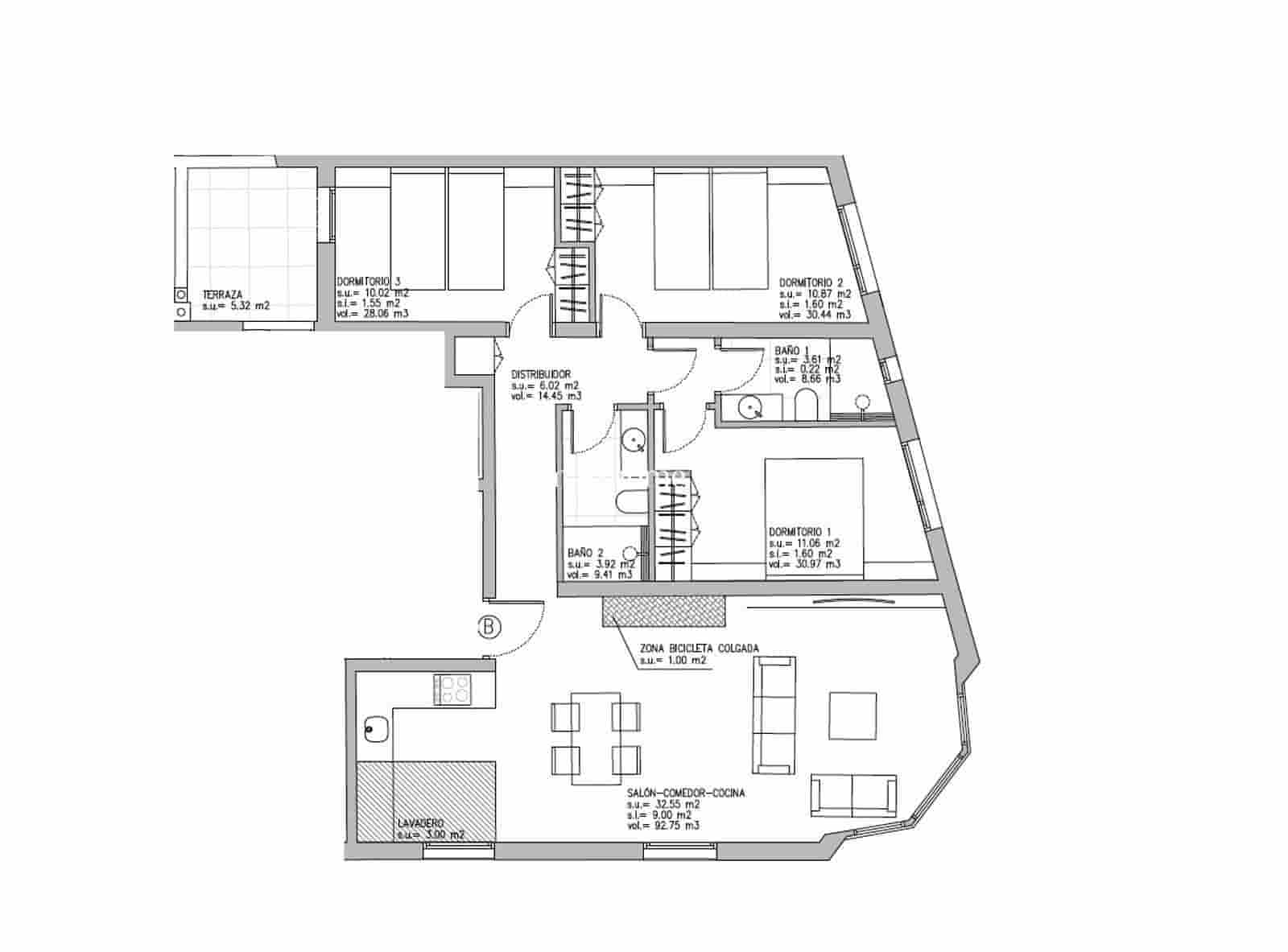 3 bedroom Flat for sale in Palma de Mallorca - € 470,000 (Ref: 9436376)