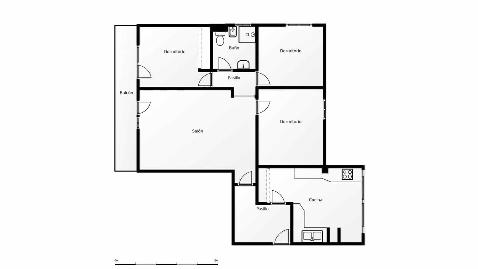 3 chambre Appartement à vendre à Malaga ville avec garage - 545 000 € (Ref: 10055479)