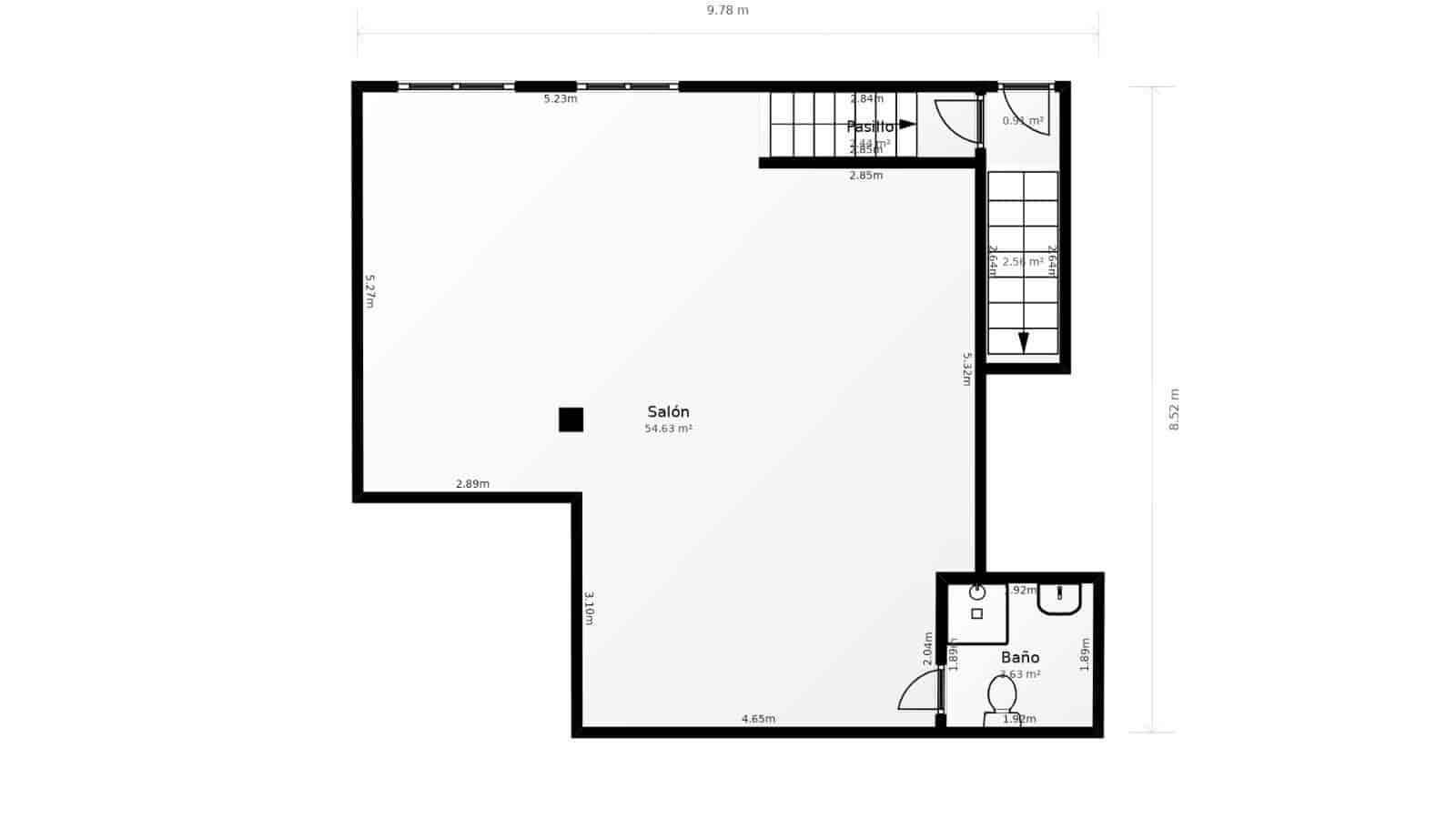 5 soveværelse Byhus til salg i Malaga by med swimmingpool - € 520.000 (Ref: 10102533)