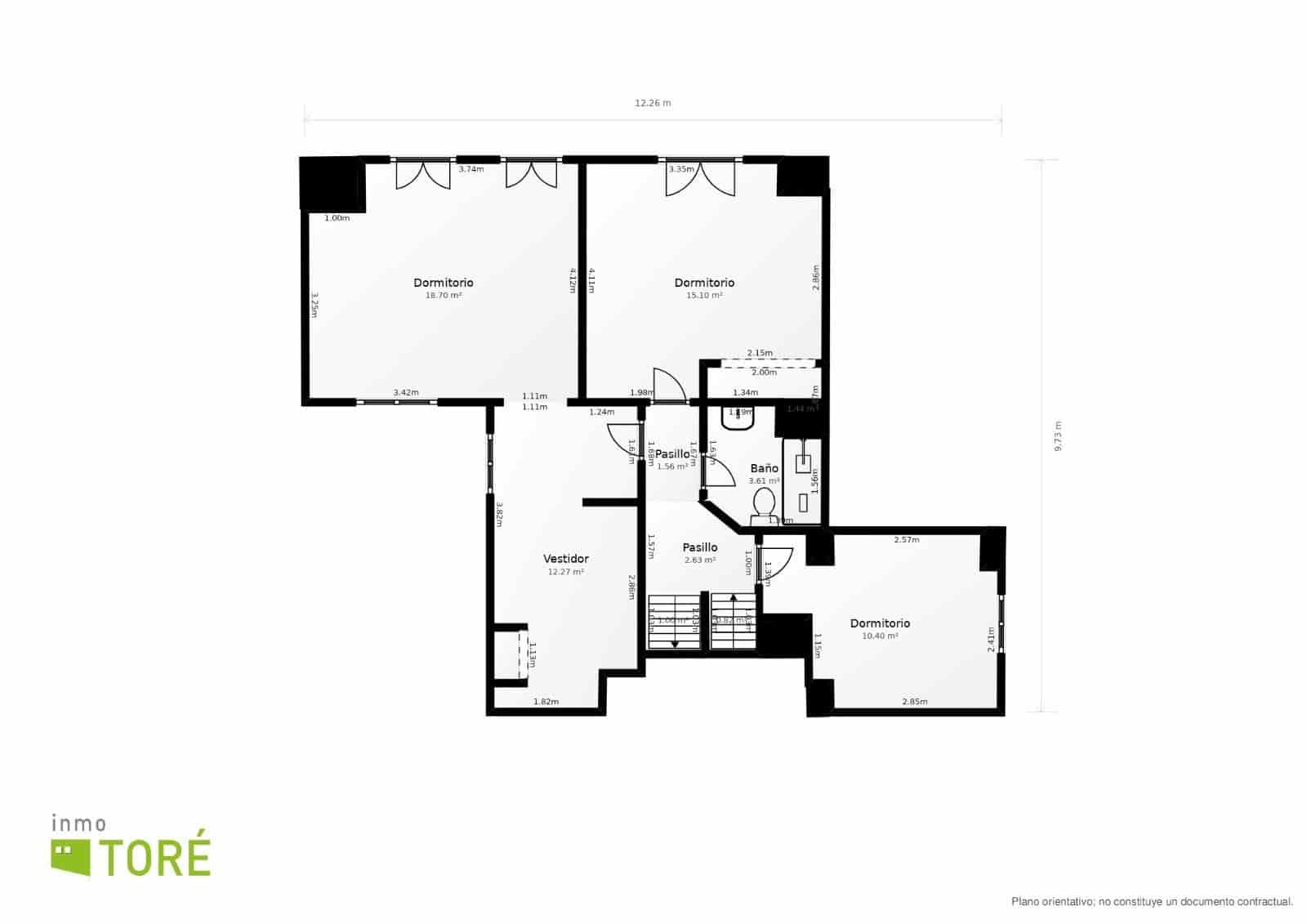 5 soveværelse Byhus til salg i Malaga by med swimmingpool - € 520.000 (Ref: 10102533)