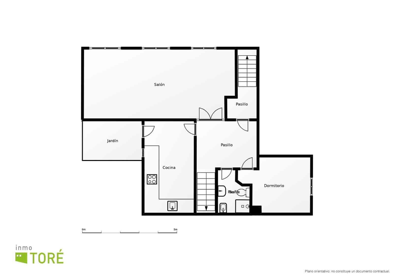 5 soveværelse Byhus til salg i Malaga by med swimmingpool - € 520.000 (Ref: 10102533)