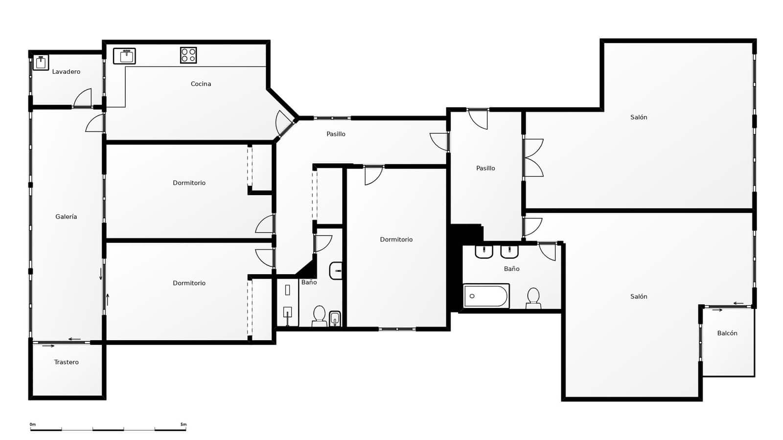4 chambre Appartement à vendre à Malaga ville avec garage - 580 000 € (Ref: 10177370)