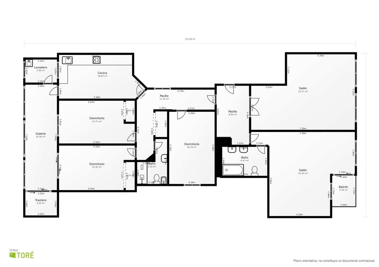 4 chambre Appartement à vendre à Malaga ville avec garage - 580 000 € (Ref: 10177370)