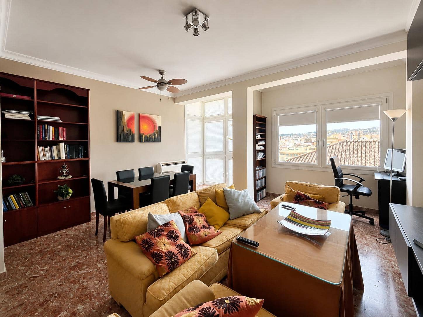 4 sovrum Lägenhet att hyra i Malaga stad med garage - 1 550 € (Ref: 6010722)