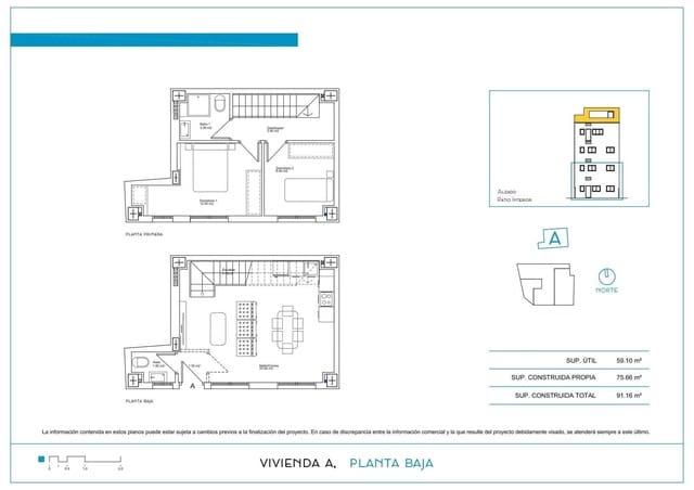 2 soveværelse Lejlighed til salg i La Victoria, Málaga by - € 375.000 (Ref: 8615406)