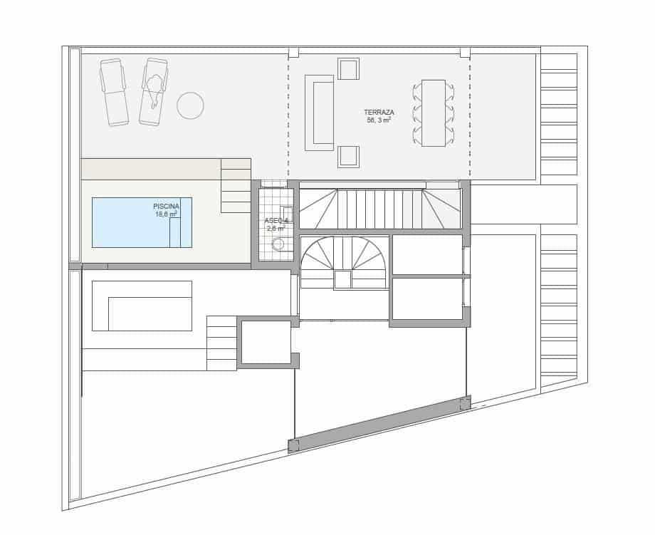3 camera da letto Villetta a Schiera in vendita in Malaga citta con piscina garage - 750.000 € (Rif: 8686384)