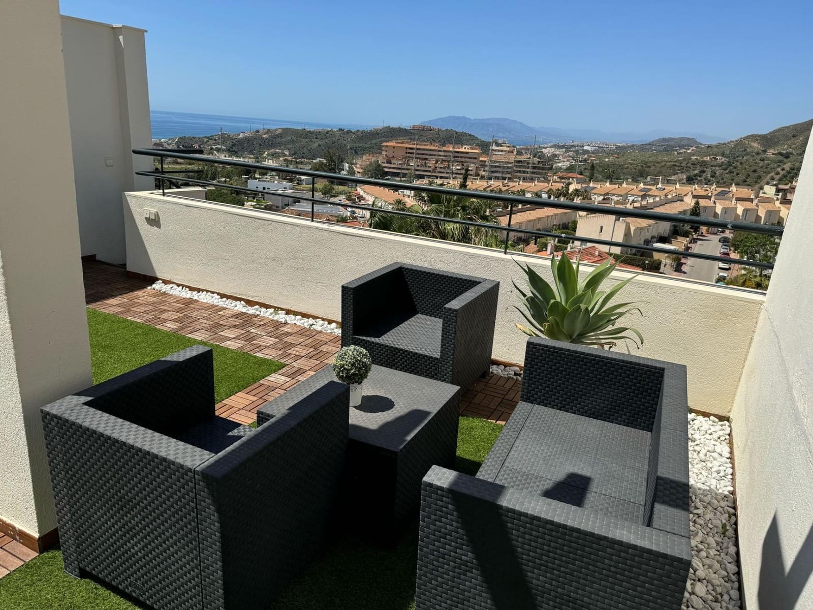 2 soveværelse Penthouse til leje i Rincon de la Victoria med swimmingpool garage - € 1.400 (Ref: 9012207)