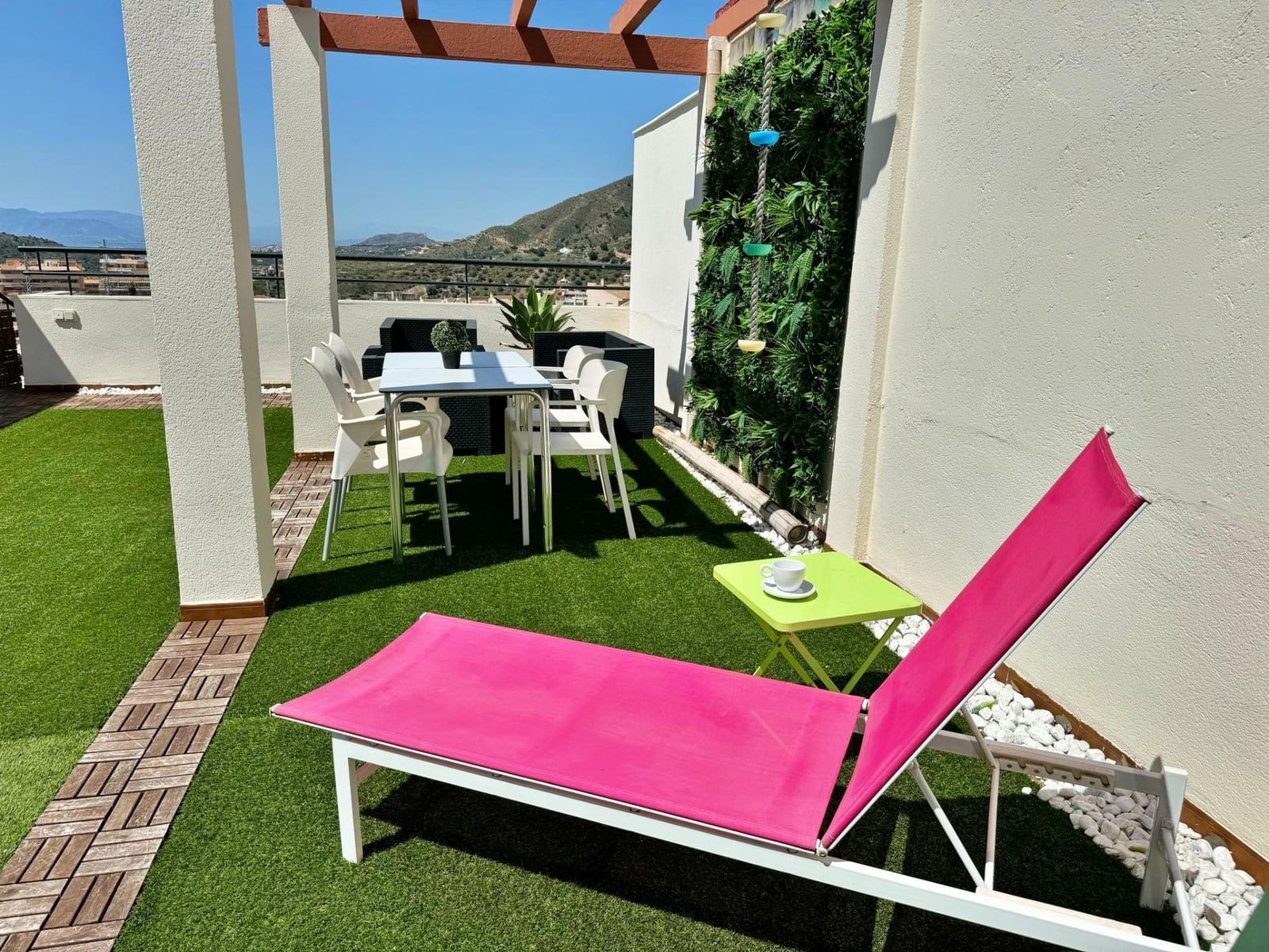 2 soveværelse Penthouse til leje i Rincon de la Victoria med swimmingpool garage - € 1.400 (Ref: 9012207)