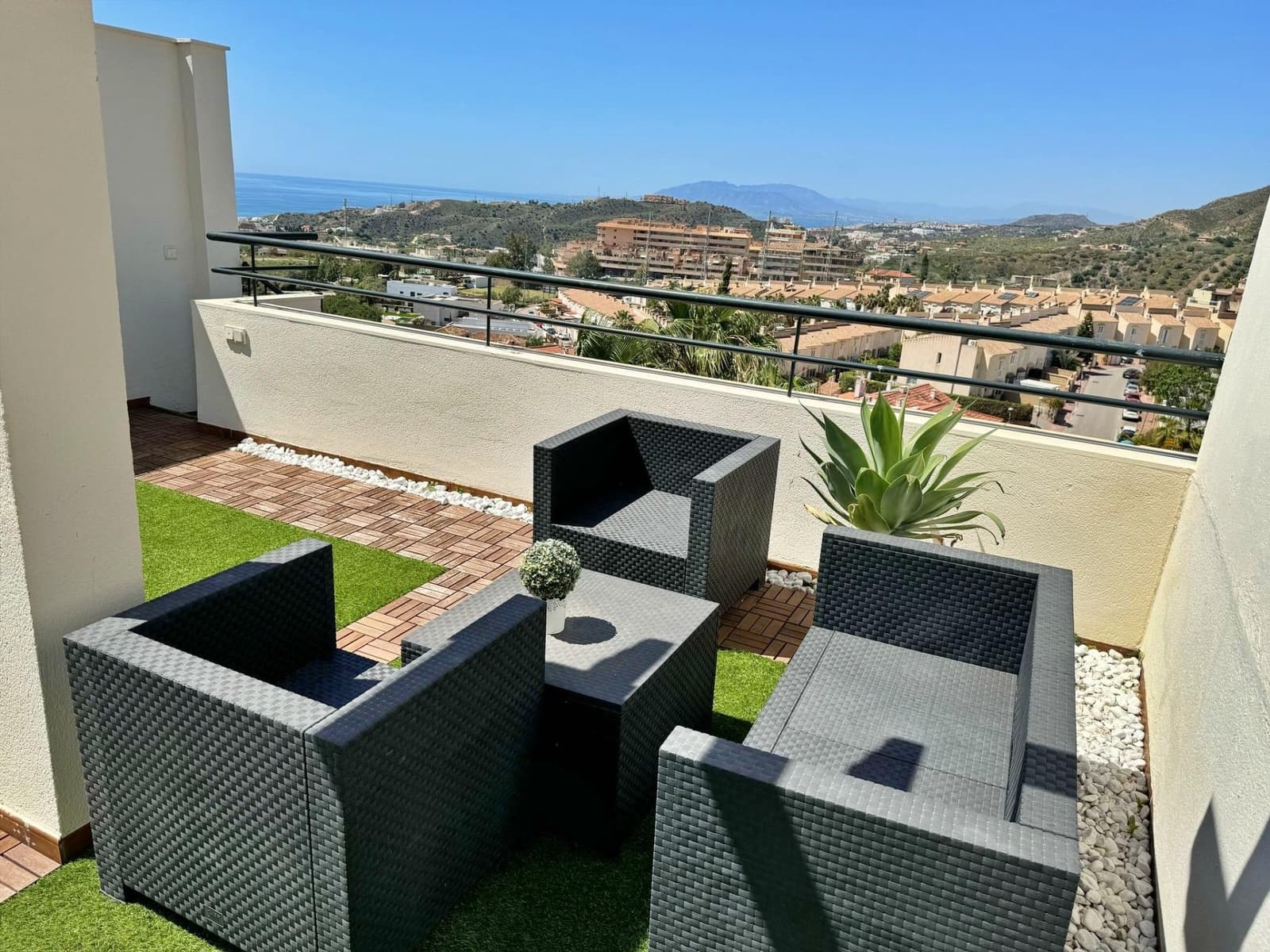 2 soveværelse Penthouse til leje i Rincon de la Victoria med swimmingpool garage - € 1.400 (Ref: 9012207)