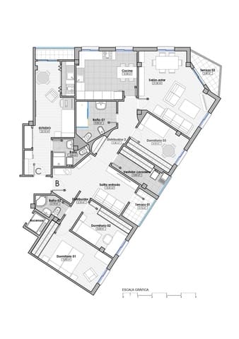 Piso de 5 habitaciones en La Victoria, Málaga ciudad en venta - 500.000 € (Ref: 9059565)