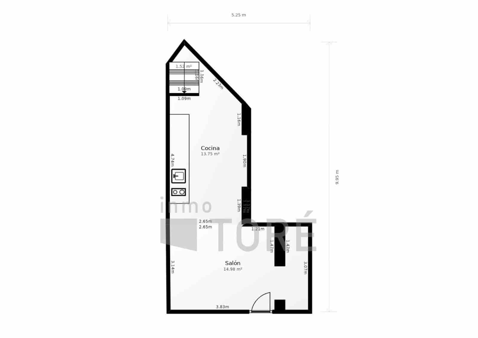 4 soveværelse Byhus til salg i Malaga by - € 650.000 (Ref: 9095383)