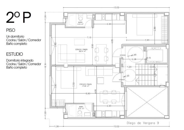Yksiö myytävänä paikassa Centro Historico, Málaga kaupunki - 190 000 € (Ref: 9099256)